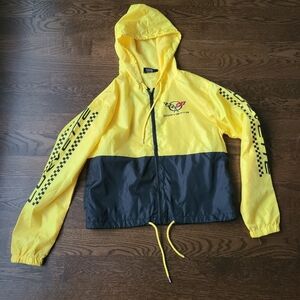 NWT CHEMISTRY Corvette Racing  Winbreaker Jacket Hooded Nylon Sz.M